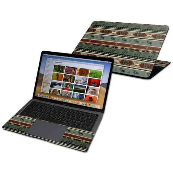 MightySkins APMAAI1318-Cabin Stripes Skin Decal Wrap for Apple MacBook Air 13 in. 2020-2018 Sticker - Cabin Stripes