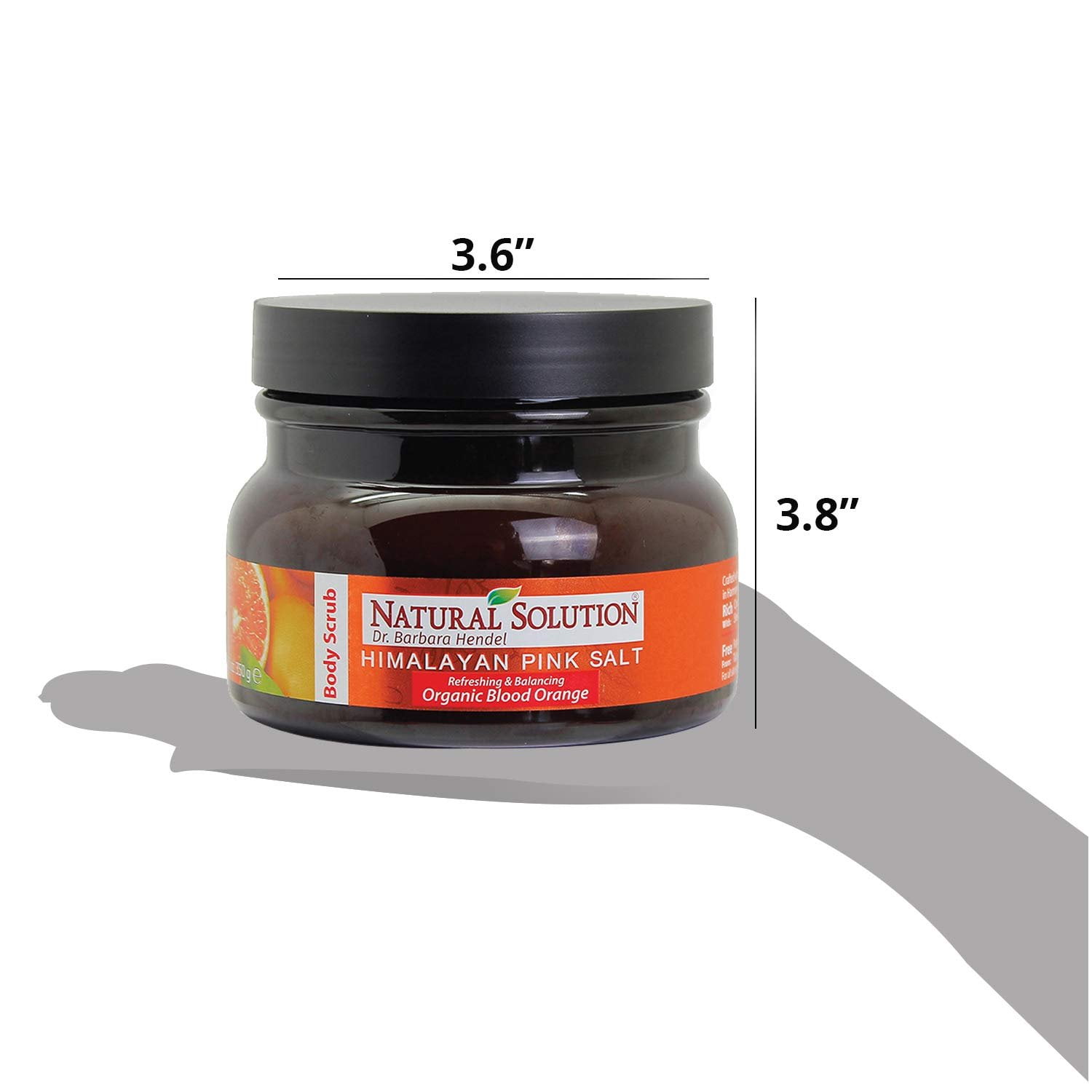 8246E Natural Solution Himalayan Pink Salt Body Scrub - Marual Oil