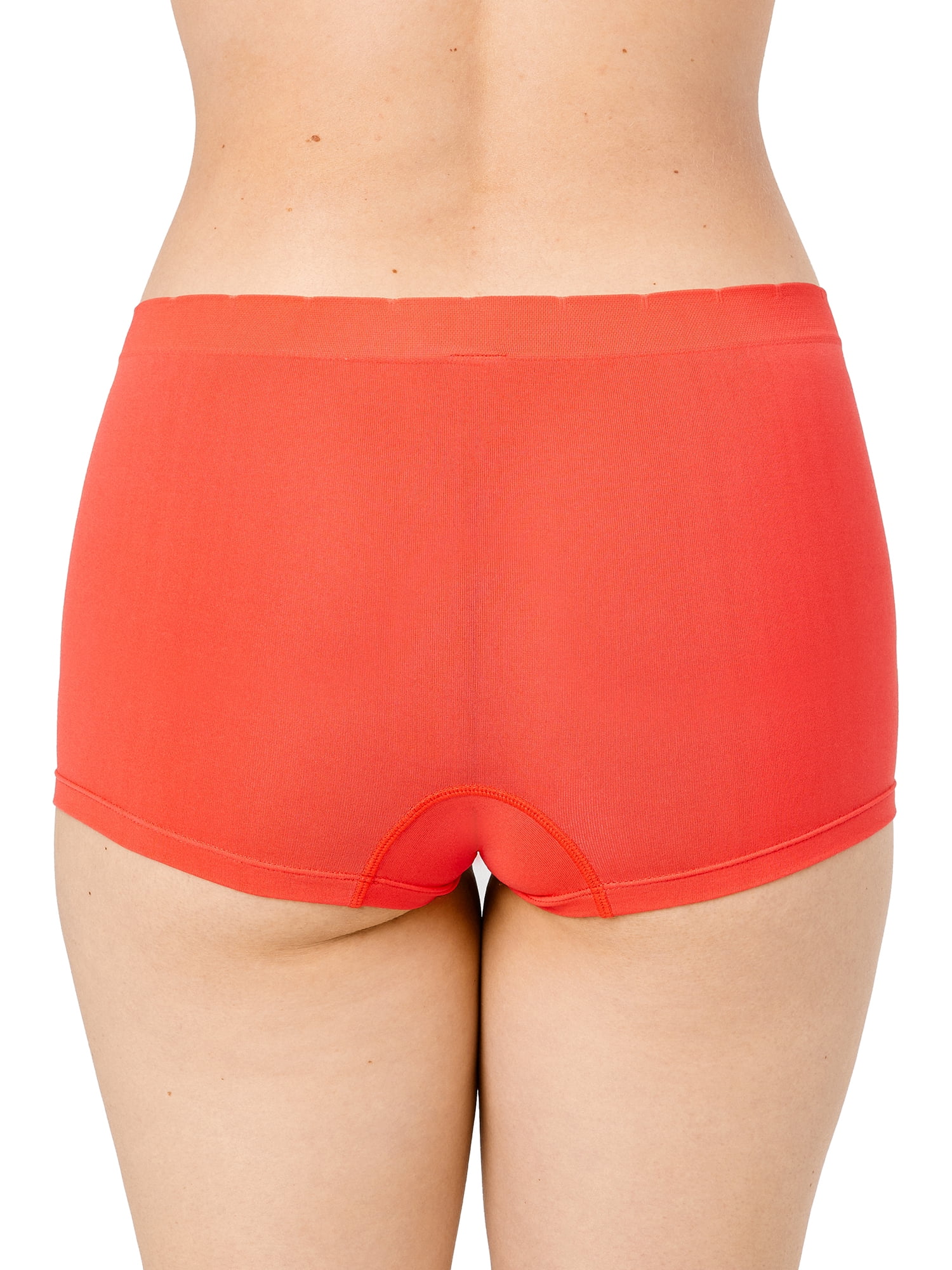 Kindly Yours Women's Seamless Boyshort Underwear, 3-Pack, Sizes XS-XXXL