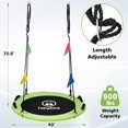 thumbnail image 4 of Columpio con forma de árbol HeyZoo para niños, 101,6 cm, 408,23 kg, color amarillo y verde, 4 of 6