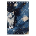 thumbnail image 5 of Cat Blue Black Out Curtains 72 Inch Length Curtains for Sliding Glass Doors Bedroom Living Room 2 Pack, 5 of 6