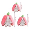 thumbnail image 4 of Conejito de peluche blando, bonito conejito de Pascua, muñeco de peluche de fruta, zanahoria, fresa, almohada, juguete de conejito de peluche para bebé, zanahoria de tamaño pequeño, 4 of 5