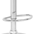 thumbnail image 4 of Contemporary Swivel Adjustable Barstool with Padded Armrests, Weathered Oak, 4 of 12