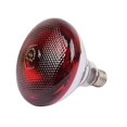 thumbnail image 2 of Juego de 2 bombillas infrarrojas de vidrio de 150w para servicio de alimentos, terapia de luz para baño de mascotas con pollitos melancólicos con bombilla de inundación de Base, 2 of 5