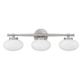 thumbnail image 2 of Barrow 3-Light Bathroom Vanity Light in Satin Nickel, 2 of 7