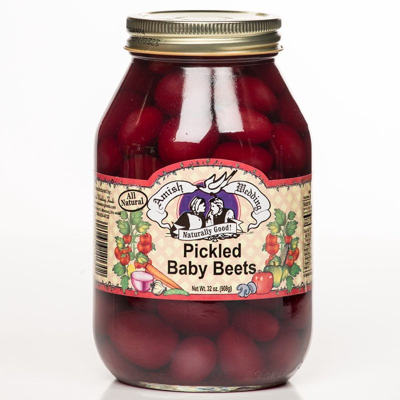 Amish Wedding Pickled Baby Beets 32 Oz