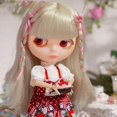 thumbnail image 2 of POP MART Blythe Strawberries Dress Doll Kawaii Ornaments Figuritas Decoración para el hogar Modelo de escritorio Diseñador Figura de acción Muñeca Regalo, 2 of 5