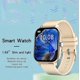 thumbnail image 2 of Reloj inteligente Yuxing GT20 para hombre y mujer 2021 con llamadas por Bluetooth monitor de frecuencia cardíaca deportivo 1,69 gold01, 2 of 5