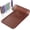 Clear Brown, variant on Non-Slip Bath Tub Mat, 39x16 Inch Extra Large Shower Mat with Drain Holes & Suction Cups, Machine Washable, Black