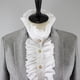thumbnail image 4 of de cuello alto desmontable con cuello falso, media , cuello falso ajustable para mujer, ropa de mujer, accesorios decorativos Hugo Collar falso de encaje de algodón para mujer, 4 of 9
