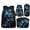 Blue Butterfly Print, variant on KUIFORTI Green Axolotl Backpack with Lunch Box, 4Pcs Kids School Bag Set for Boys Girls Elementary School, Cool Bookbag with Pencil Case Water Bottle Sleeve Back to School Essentials Gifts