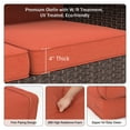 thumbnail image 5 of Yeahumalia Patio Deep Seat Cushions 23'' x 24'' with Removable Cover, Water and Fade Resistant, Red, 5 of 8
