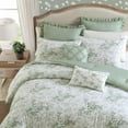 thumbnail image 4 of Set de Edredón de Algodón Laura Ashley Full/Queen con Almohada Floral, 4 of 8