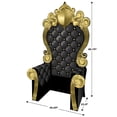 thumbnail image 2 of 3-D Prom Throne Prop, 7' 1.75" x 3' 9.25", (1/Box), 2 of 6