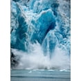 thumbnail image 2 of Souders, Paul 19x24 White Modern Wood Framed Museum Art Print Titled - Alaska-Tracy Arm-Massive iceberg calving from face of South Sawyer Glacier in Tracy Arm, 2 of 4