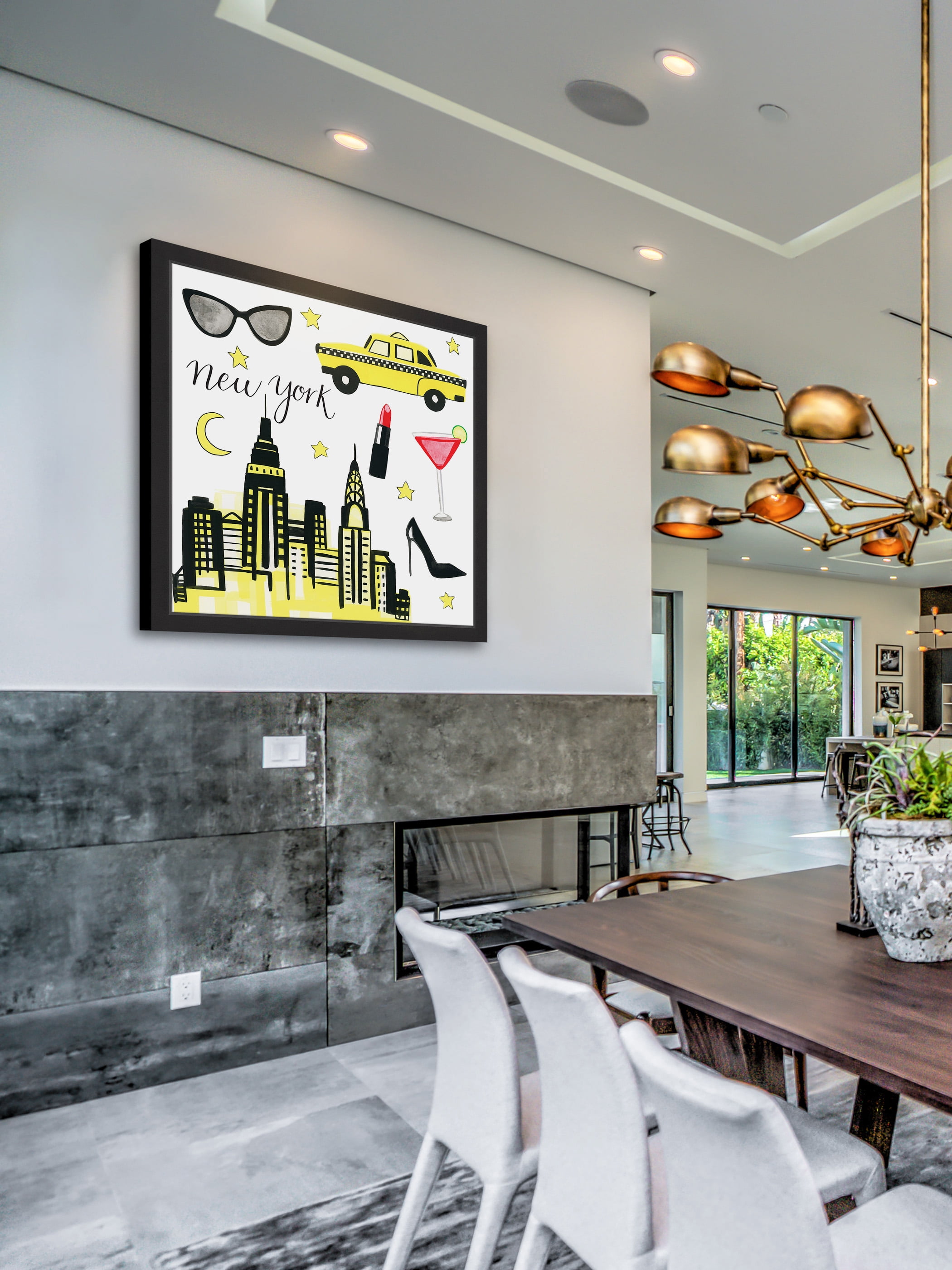 "NYC Chic" Framed Painting Print
