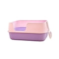thumbnail image 2 of Caja de Arena para Gatos, Inodoro de Viaje, Cama Elevada, Orinal Resistente para Gatitos, Inodoro para Gatos, Caja de Arena para Gatos de Interior, Ga Rosa, 2 of 8