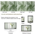 thumbnail image 4 of Patin Sage Green Sheer Curtains for Living Room 120 Inches Long 2 Panels, Voile Solid Airy Window Curtains for Bedroom, Privacy Home Decor Rod Pockets Comfort Drapes, Each Panel 59" W x 120" L, 4 of 9