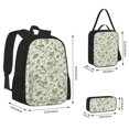 thumbnail image 2 of Balery Green Rabbit Mochila escolar 3 en 1 para niños: mochila resistente con lonchera térmica y estuche para lápices. Mochila escolar para niños y niñas., 2 of 7