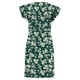 thumbnail image 4 of Moda Mujer Vestidos Verano Impresión Casual Cuello en V Manga corta Botón Vacaciones Playa Mini vestido Fridja  qw6649, 4 of 4