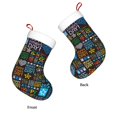 thumbnail image 3 of Disketp Happy Father Day Christmas Stockings, Xmas Stocking for Family Holiday Season Décor, Personalized Holiday Indoor Decorations, 3 of 7
