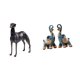 thumbnail image 1 of Estatua de perro de resina, figura de , escultura de , adorno de animal coleccionable con finos detalles para estante, decoración de dorm, 1 of 8