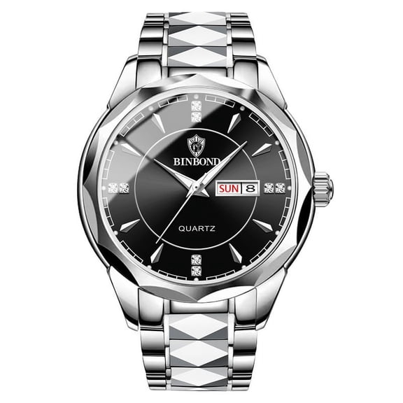 Resicozy Men's Watches Quartz Stainless Steel Casual Watches Fashion Elegant Classic Wrist Watch with Day Date