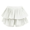 thumbnail image 6 of GEWSEY Women's Pleated Tennis Skirts with Pockets High Waisted Tummy Control Casual Athletic Workout Golf Skorts White, L, 6 of 8