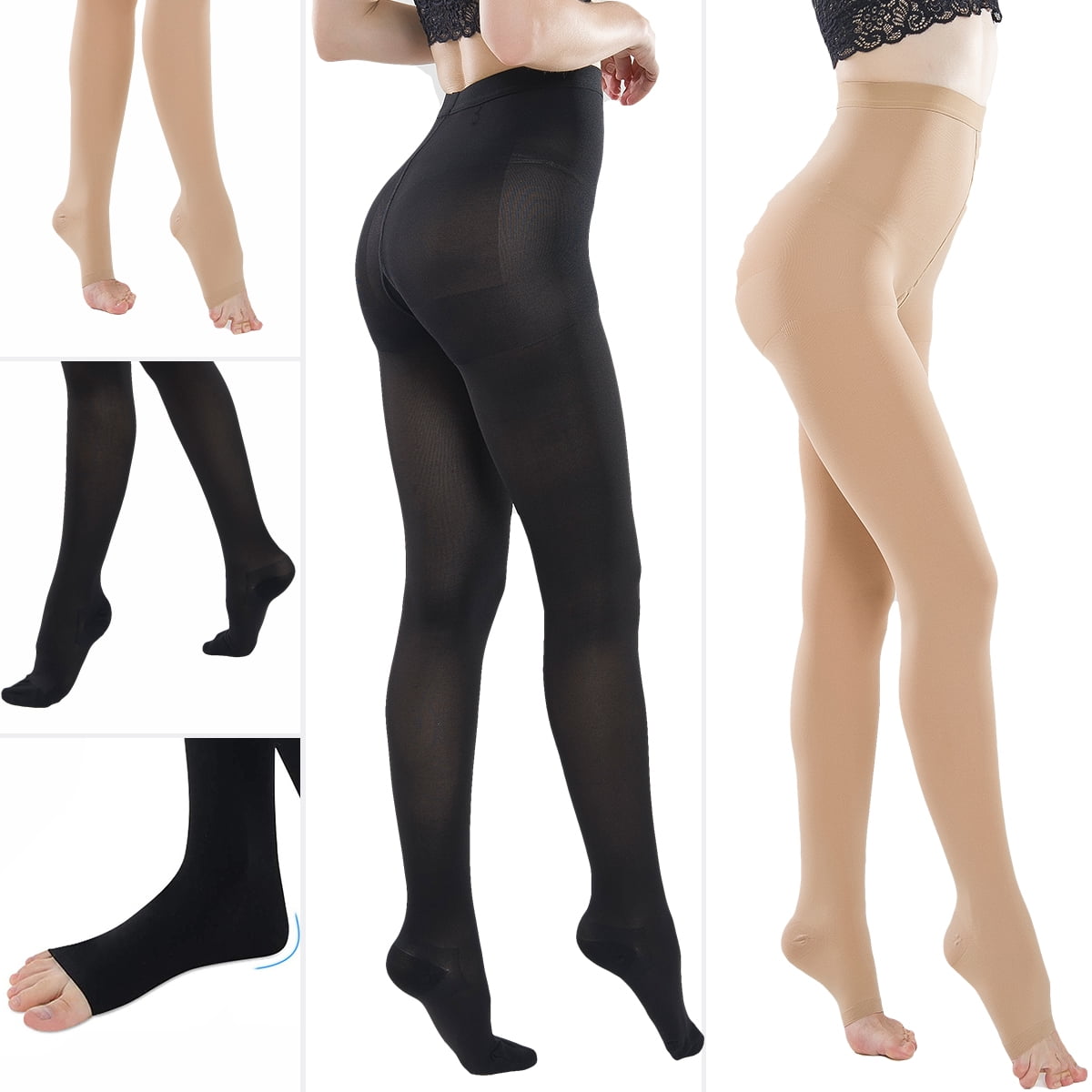 or Compression pantyhose tights