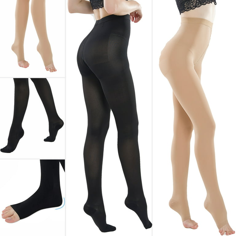 20-30 mmHg Firm Compression Pantyhose With Open Toe/Close Toe for