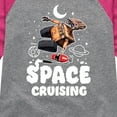 thumbnail image 3 of Disney Wall-E - Space Cruising - Toddler & Youth Girls Raglan Graphic T-Shirt, 3 of 5