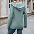 thumbnail image 5 of EDFBUYKRS Long Sleeve Shirts for Women Fall V Neck Knit Blouses Dressy Casual Tunic Tops Ladies Work Clothes Xl, 5 of 5