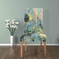 thumbnail image 4 of ZHANZZK Colorful Abstract Tie Dye Stretch Chair Cover Protector Seat Slipcover for Dining Room Hotel Wedding Party Set of 1, 4 of 5