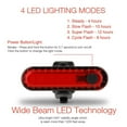 thumbnail image 4 of Luces LED Delanteras y Traseras Recargables por USB para bicicleta 4 modos onlyliua, 4 of 7