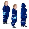 thumbnail image 7 of Hpgjzj Kids Toddler Rain Suit for boys girls One Piece Hoodie Full Zipper Waterproof Rain Jacket 1-10 years, 7 of 7