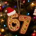 thumbnail image 2 of PuSpu Christmas 67 Acrylic Ornament Six Funny Xmas Holiday Ornament Funny 67 Decorations Meme Grandkid Gift For Christmas Tree, 2 of 6