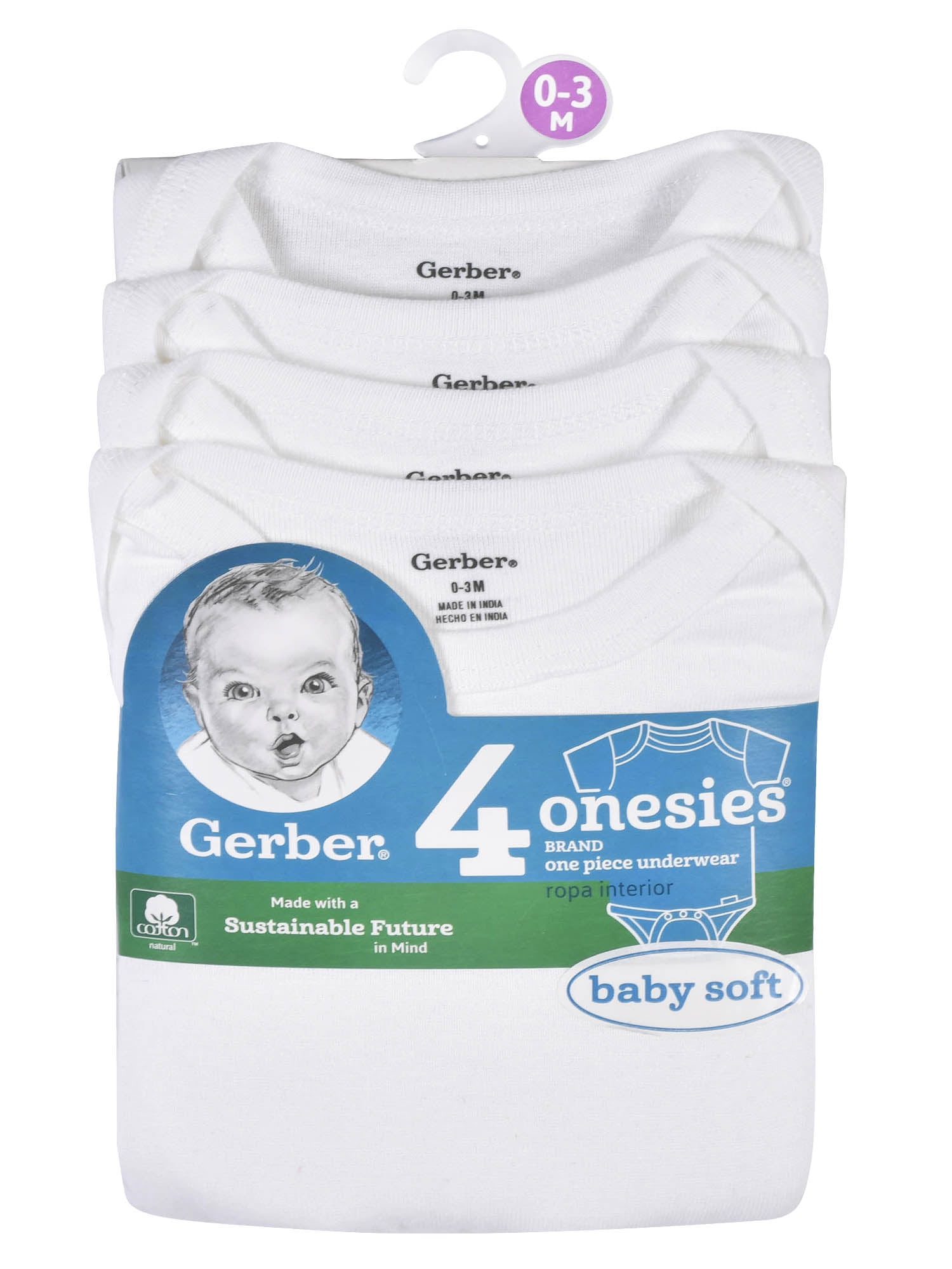 Personalized Atlanta Braves Gerber Baby Onesie® Cotton White Custom Bodysuit