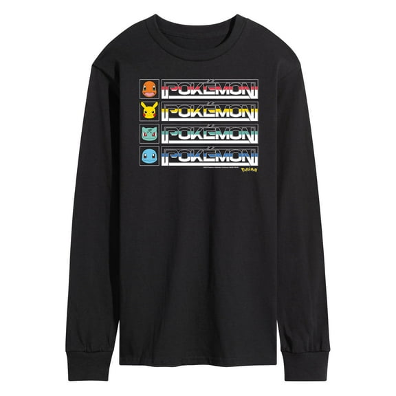 Pokémon - Retro Pokémon Logo - Men's Long Sleeve T-Shirt