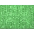 thumbnail image 1 of Ahgly Company Indoor Rectangle Persian Emerald Green Traditional Area Rugs, 7' x 9', 1 of 4