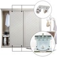 thumbnail image 5 of Polea de puerta corredera de gabinete de 2 piezas, kit de rodillo de puerta corredera, accesorios de puerta corredera, polea de hardware, accesorios de puerta corredera de repuesto, 5 of 5