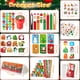 thumbnail image 2 of Ben Louis 240 Piezas Juego De Papelería Escolar Navideña Favores De Fiesta Regalos De Aula De Navidad Premios De Intercambio Relleno Decoración A Granel Para Favores De Fiestas Navideñas Bolsa De Rega, 2 of 5
