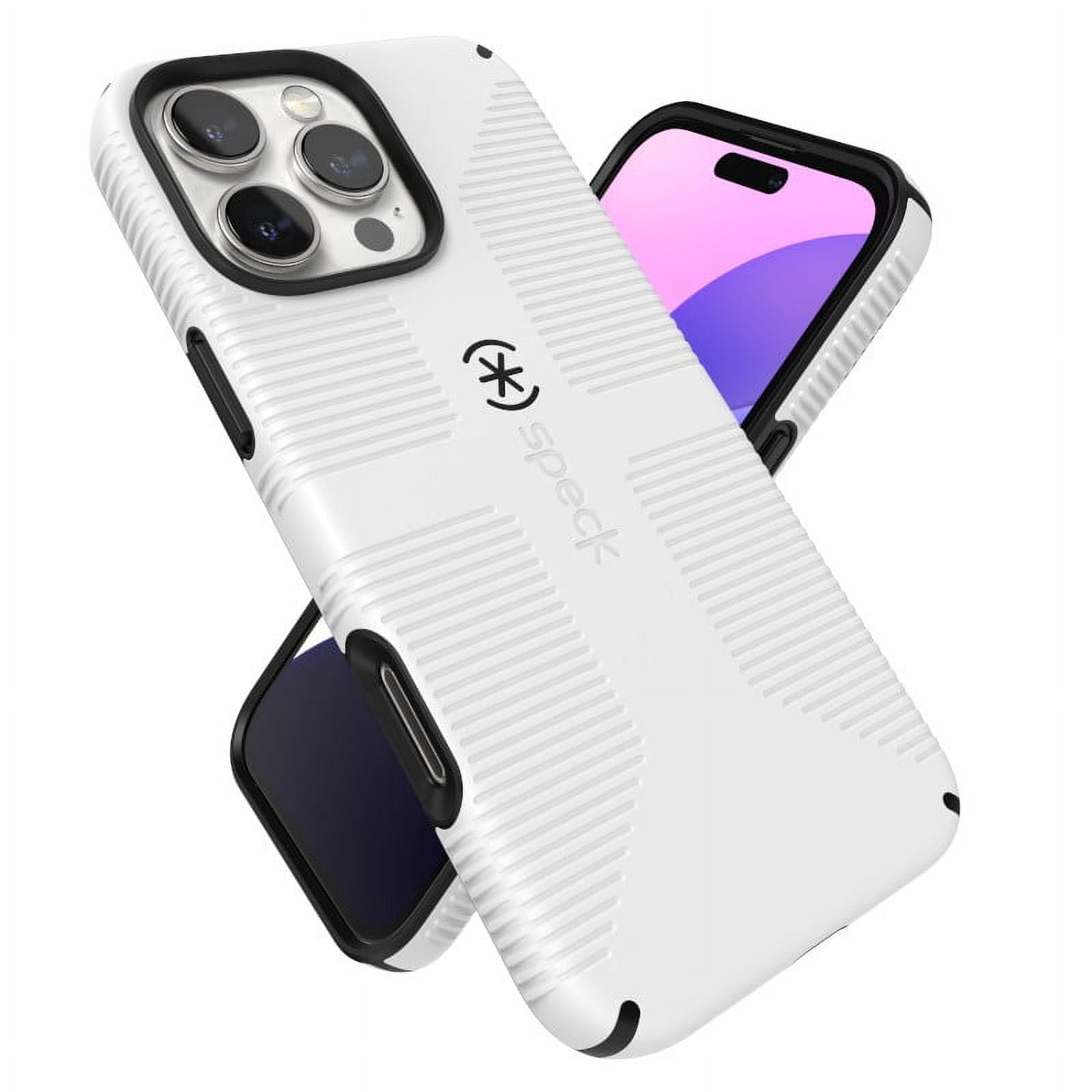 Speck iPhone 16 Pro Max CandyShell Grip with MagSafe in White and Black