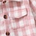 thumbnail image 6 of Younger Tree Toddler Boy Girl Fall Flannel Shirt Kid Baby Long Sleeve Button Down Plaid Shirts for 12-18 Months, 6 of 7