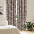 thumbnail image 2 of Ambesonne Paris Curtains, Bikes Eiffel Tower and Hearts, Pair of 28"x63", Pale Blue Brown Pink, 2 of 5