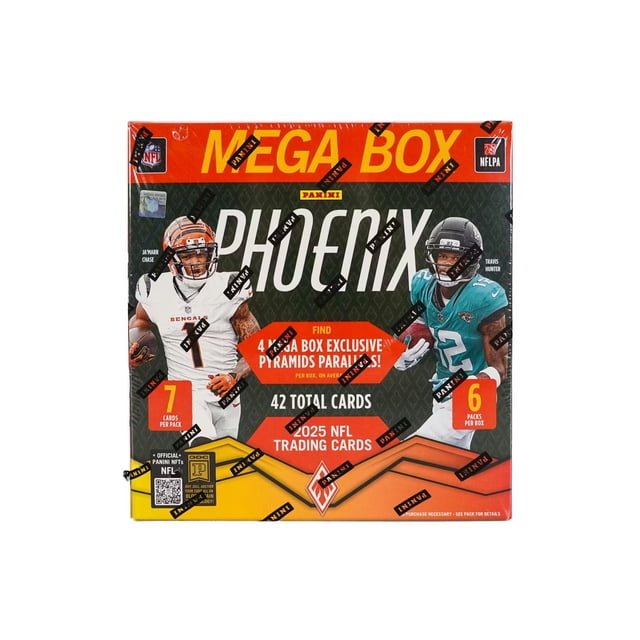 Cartas coleccionables Panini Phoenix Football 2025, Mega Box