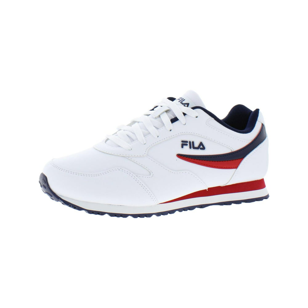 FILA - Fila Mens Classico 18 Faux Leather Low Top Running Shoes ...