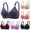 Blue, variant on Womens Seamless Bras Plus Size Bra No Underwire Full Coverage Bralettes Convertible Thin Straps Sleep Comfort Everyday Bras Pink M