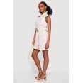 thumbnail image 2 of Women's Eyelet Tie Waist Belted Shirt Dress, 2 of 3
