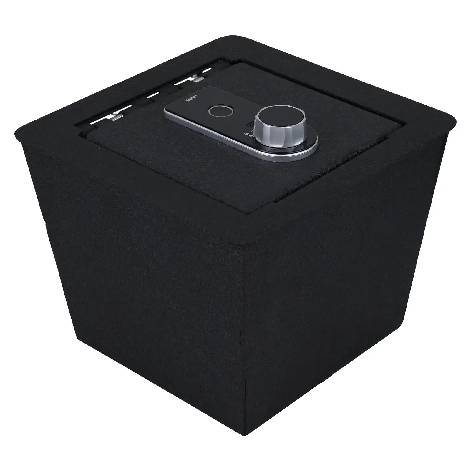 Center Console Safe Gun Safe, WASAI Premium In-vehicle Console Gun Vault Lockbox Compatible with 2007-2014 Toyota FJ Cruiser, Fingerprint Lock with Backup Key.
