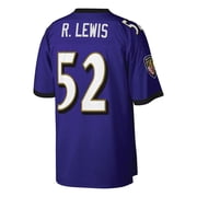 Mens Mitchell & Ness Ray Lewis Purple Baltimore Ravens Big & Tall 2000 Retired Player Replica Jersey